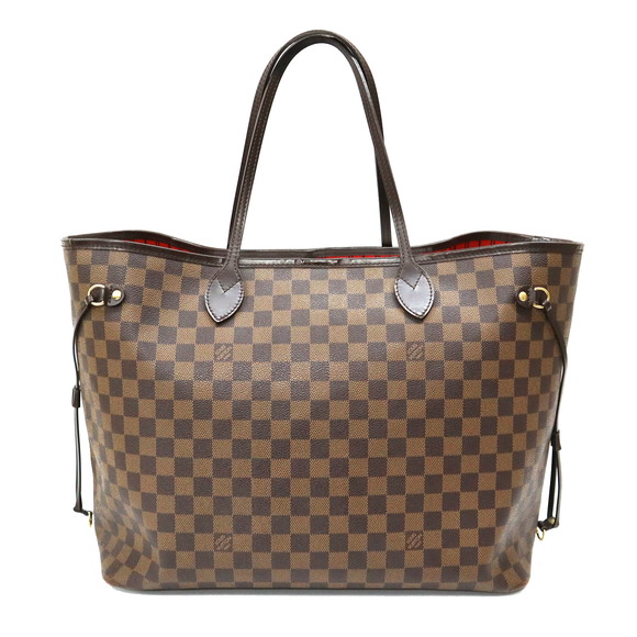 Louis Vuitton Brown GM Bag Neverfull Tote - Picture 1 of 6